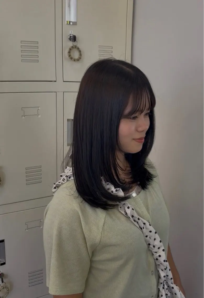 ミディアム ヘアカラー début 【ももか】のヘアスタイル