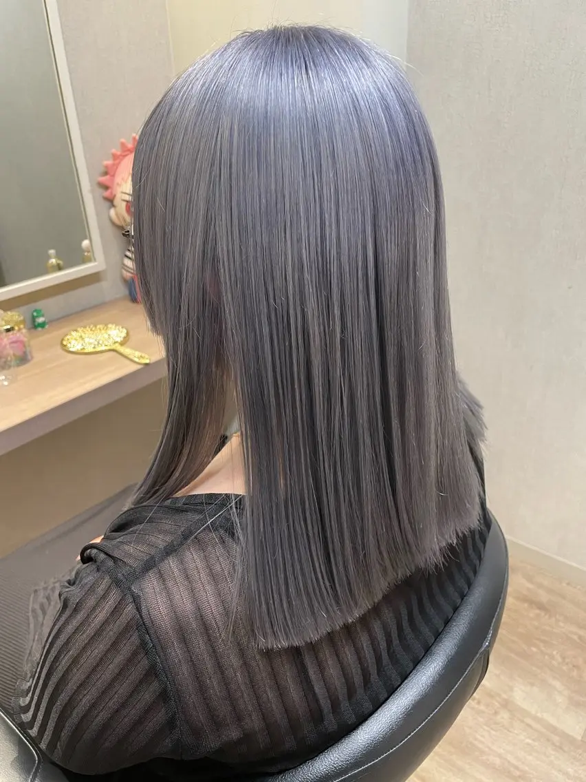 【メンテナンス💎】前髪カット+髪質改善カラー+TRの写真