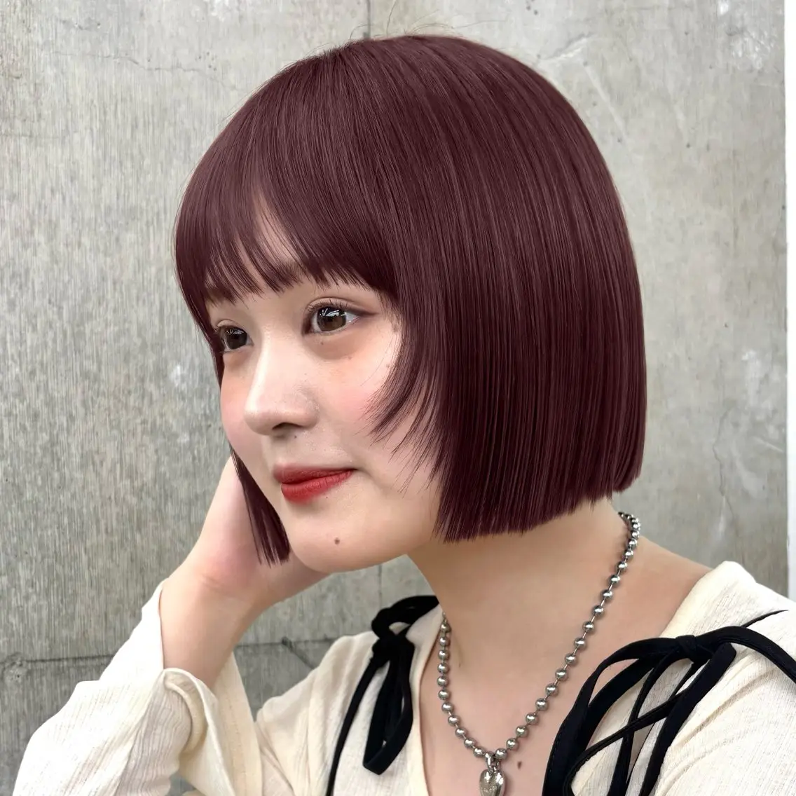 【🌸明るめ暖色ならこちら🌸】暖色ブリーチなしダブルカラー➕髪質改善トリートメント✨➕頭皮クレンジングmarbb付き️の写真