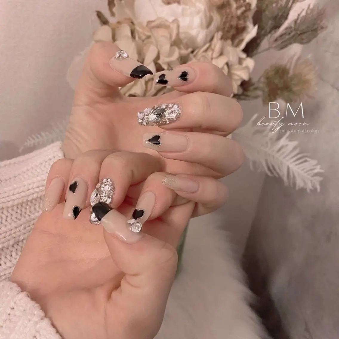 ネイル フラッシュネイル beauty ☪︎moonのネイルデザイン