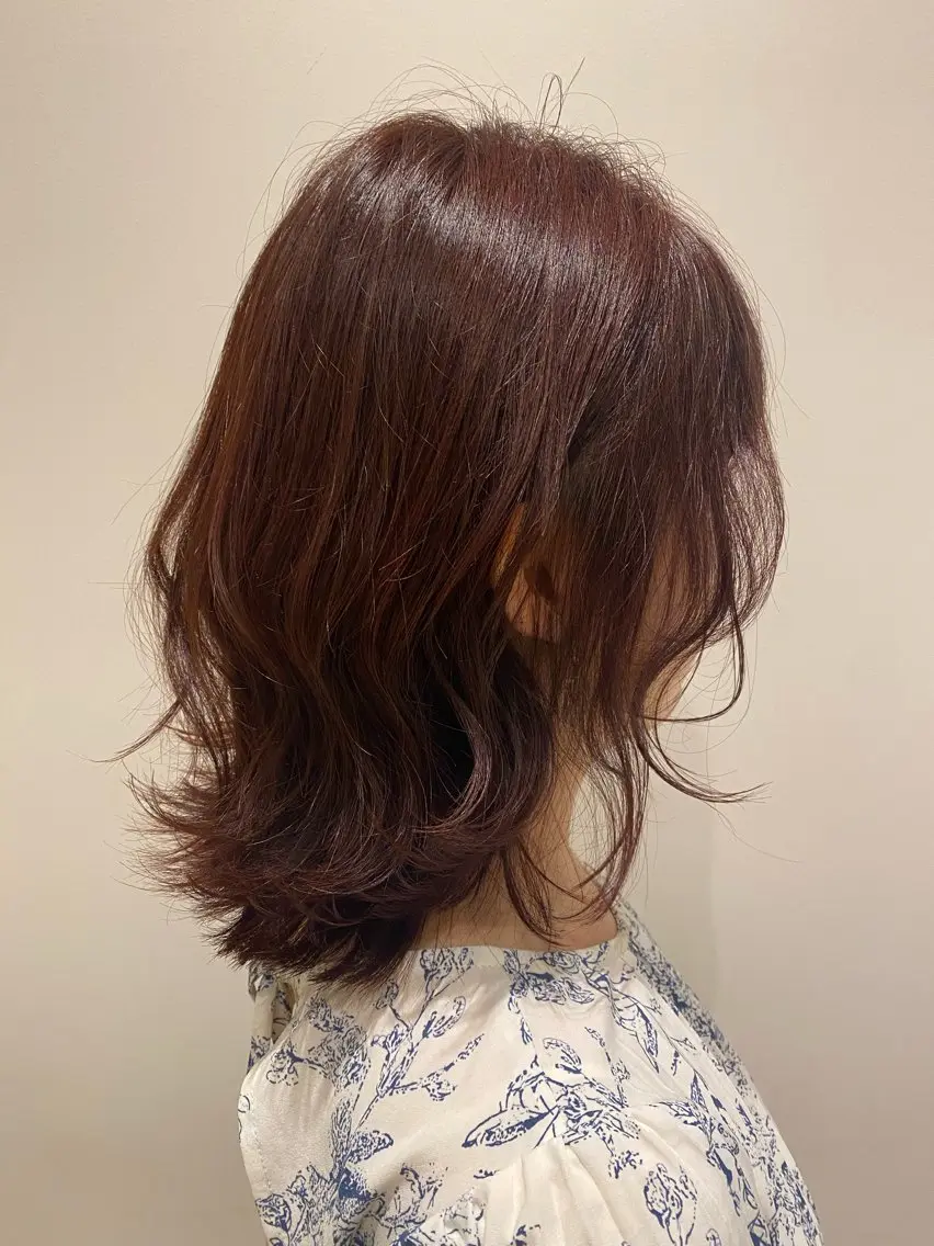 【ミニモ限定✨】艶感イルミナカラー+オージュア2Stepトリートメント【西荻窪】の写真