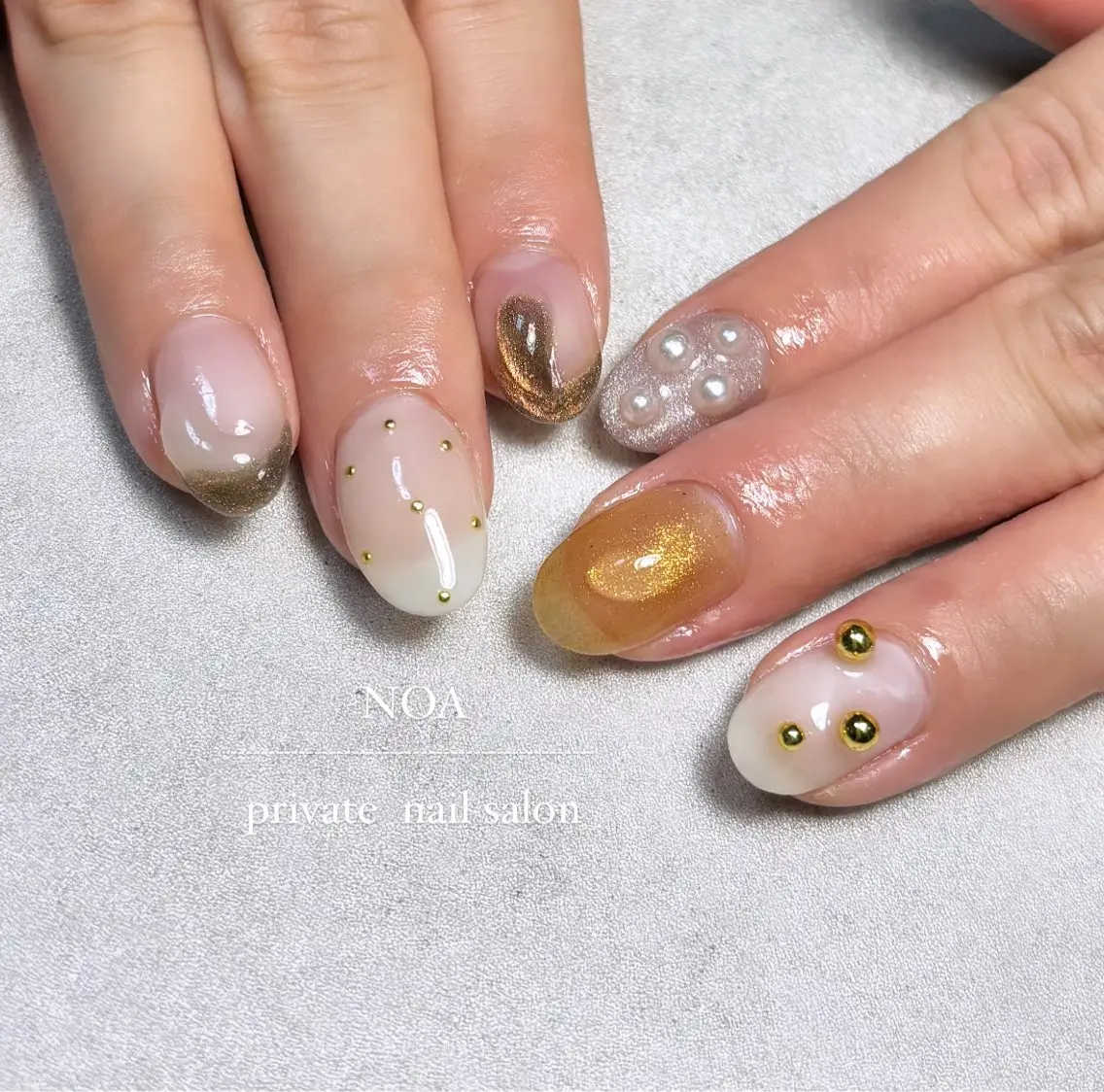 ネイル ニュアンスネイル NOA NAILのネイルデザイン