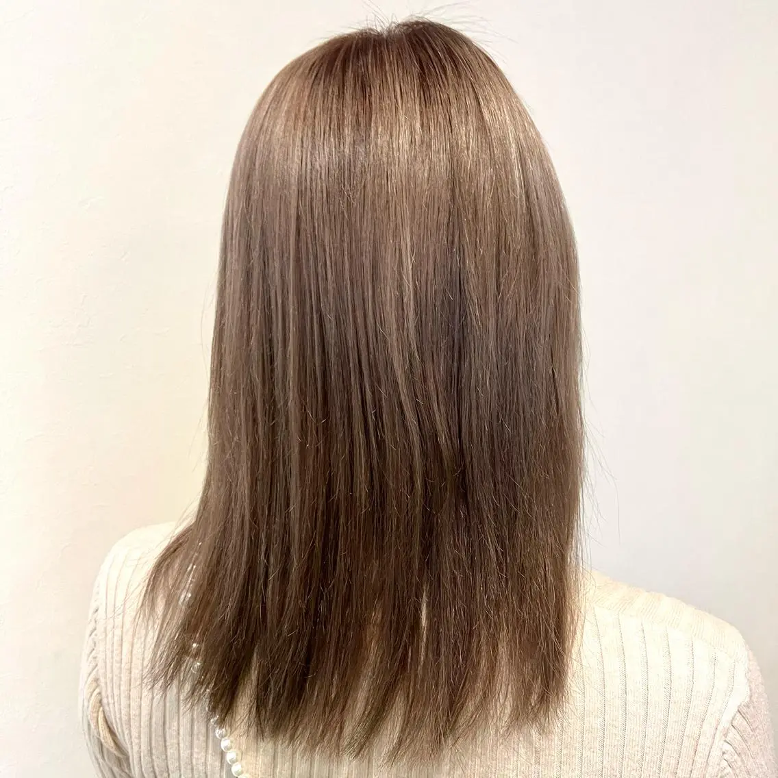 ブリーチなしのWカラー🩵+カット✂️の写真