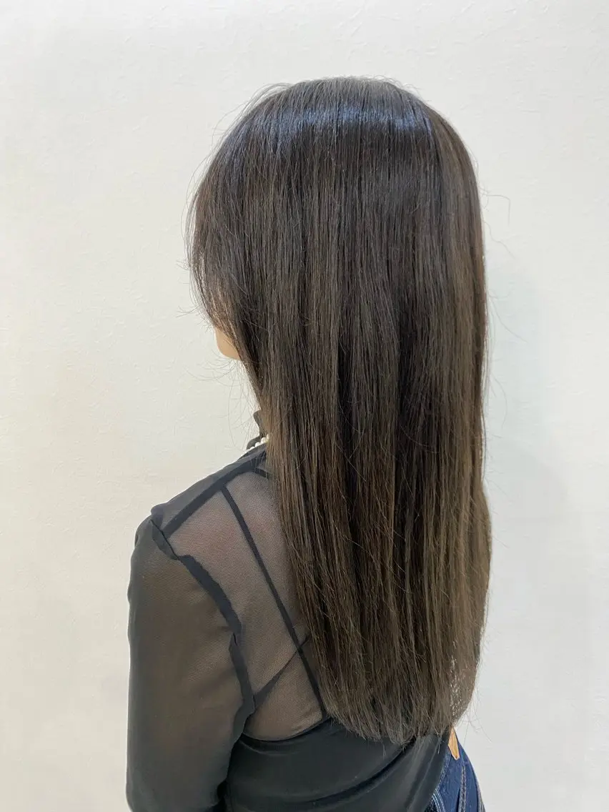 ロング ハイライト パーマモデル募集中 ななみのヘアスタイル