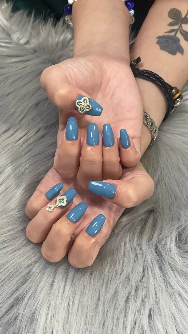 ネイル ラメ(グリッター) ハンドネイル RICO Nail パーツつけ放題🌈のネイルデザイン