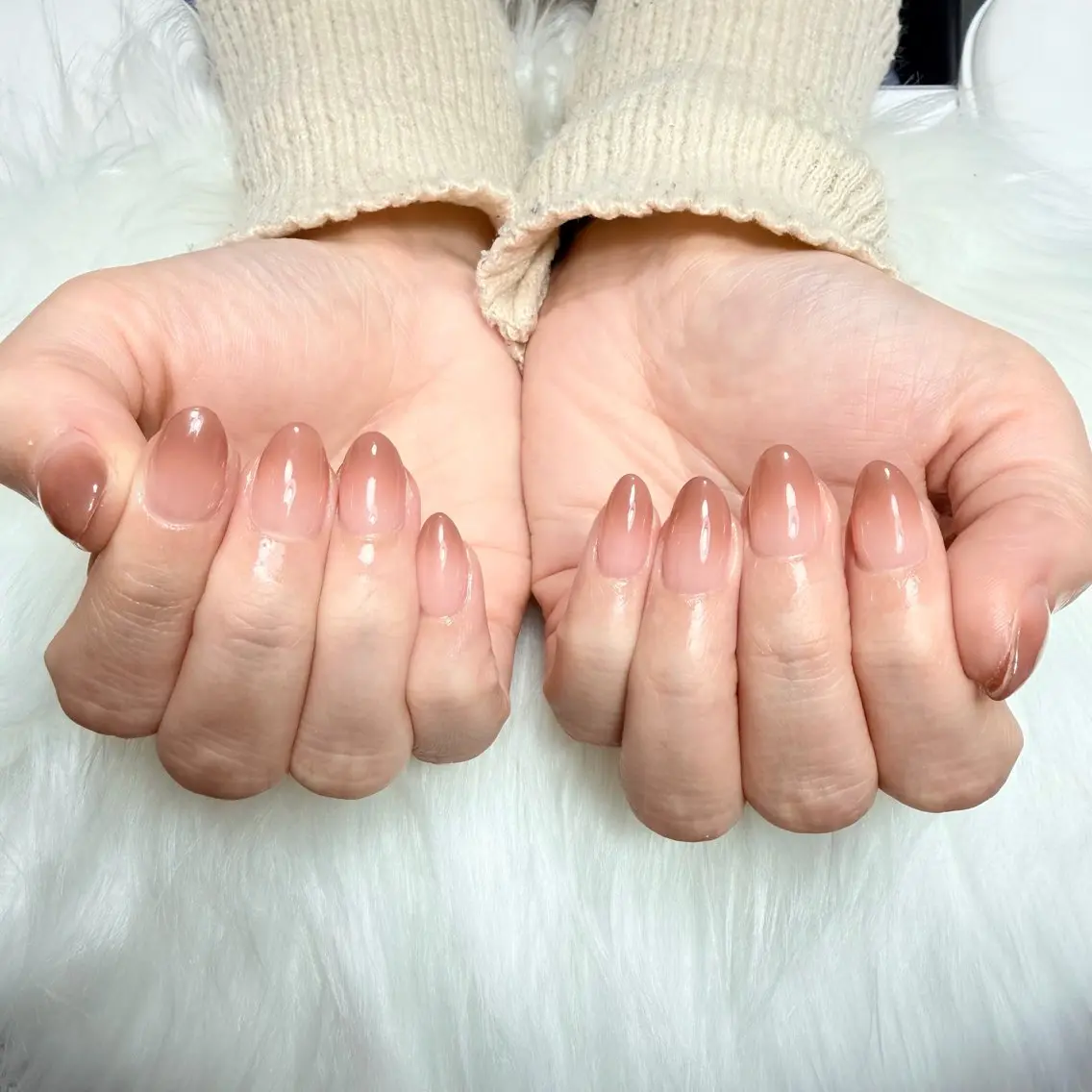 ネイル アートネイル 成人式 ジェルネイル ニュアンスネイル ネイルチップ Kora Nailのネイルデザイン