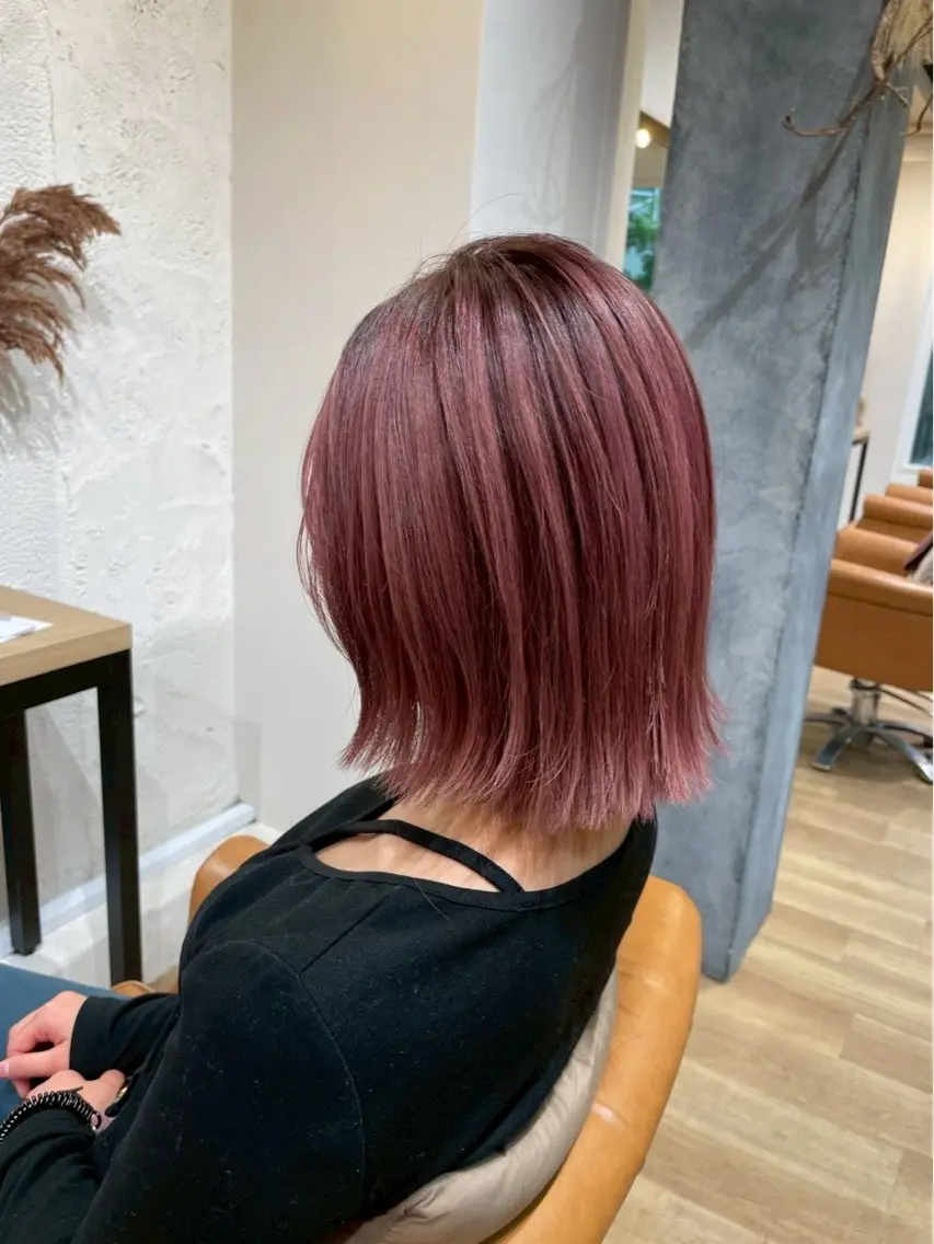 ミディアム ヘアカラー akira bisou hairのマツエク・マツパデザイン