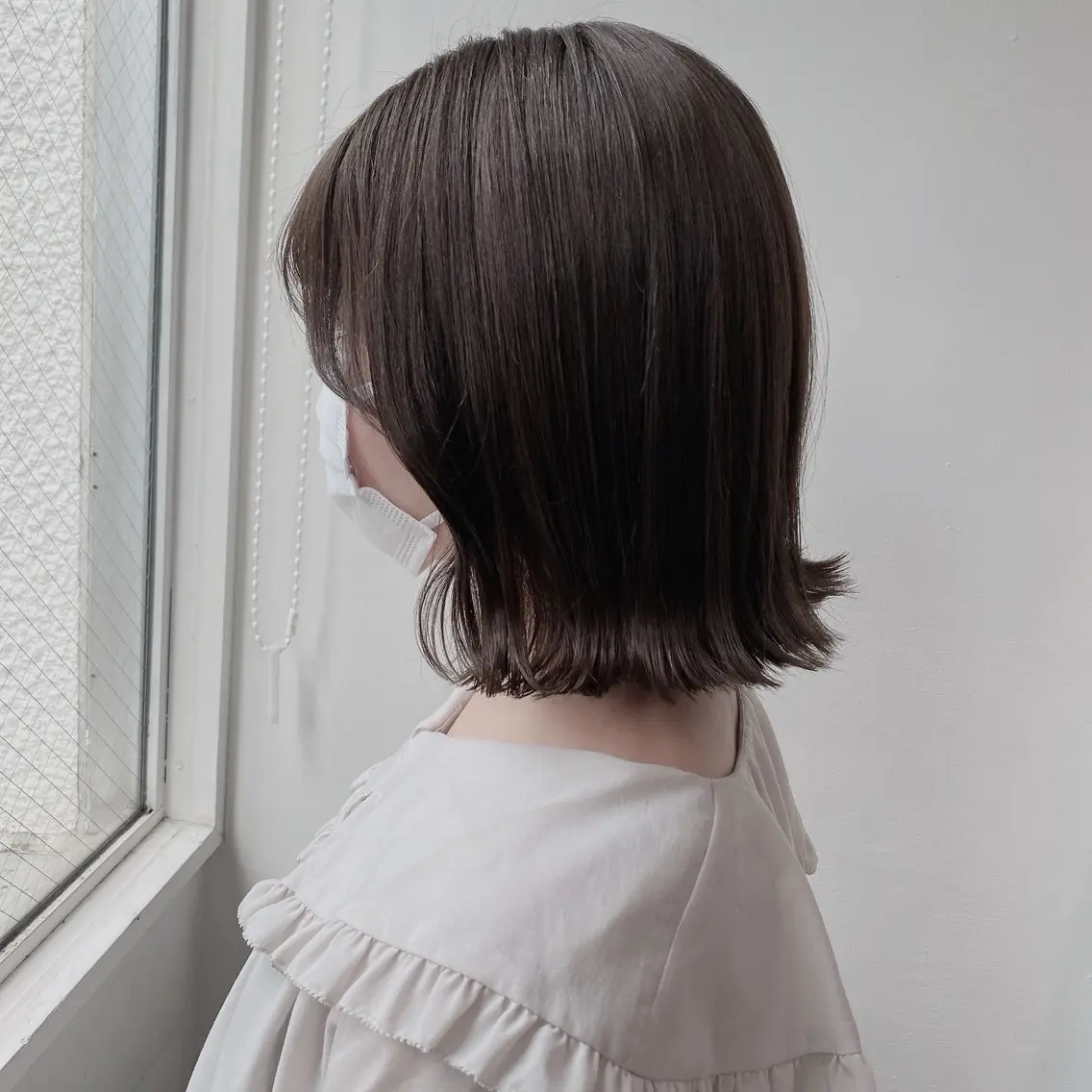 ミディアム カラー ヘアカラー トリートメント 𓏸レイヤー髪質改善 透けカラーカノン🫧のヘアスタイル