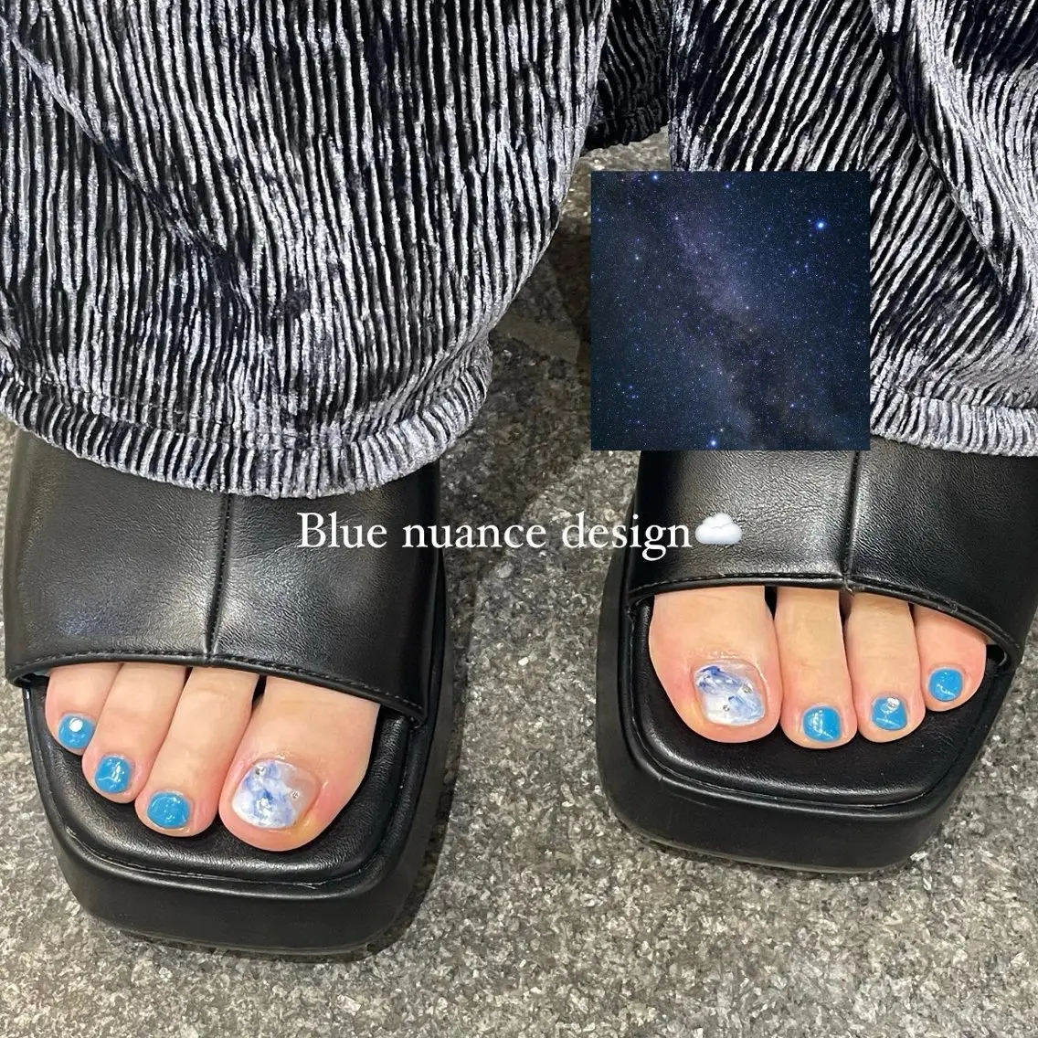 ネイル 個性派✴︎ジャケ写 ネイル🦋mire-のネイルデザイン