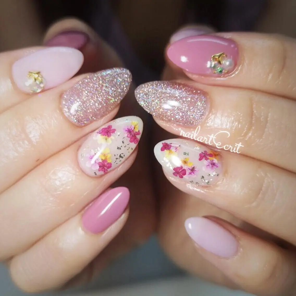 ネイル ハンドネイル nailart ecritのネイルデザイン