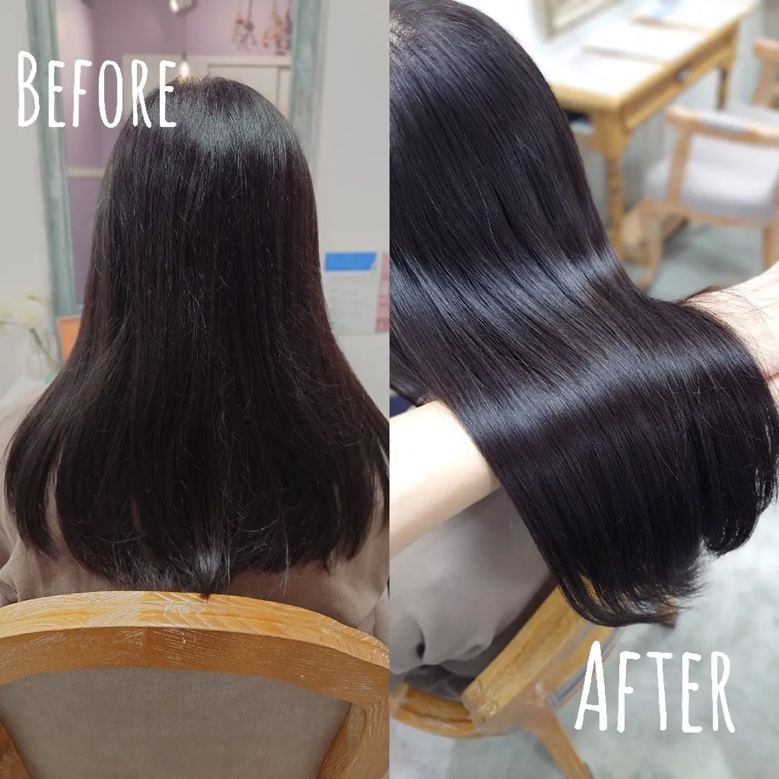 ミディアム 髪質改善 トリートメント 酸性ストレート 縮毛矯正 tico 🌱shiori🌱のマツエク・マツパデザイン