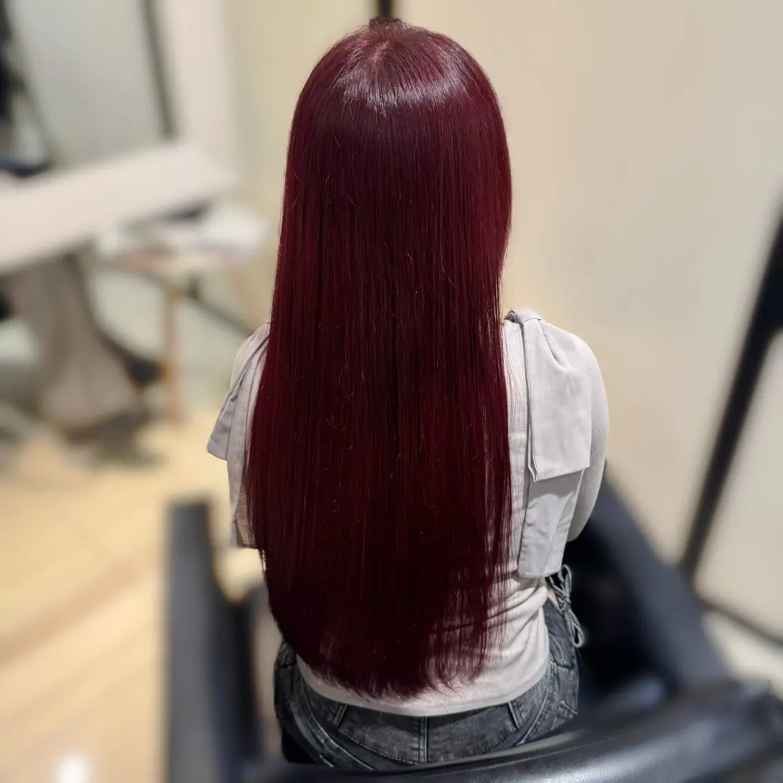 ロング カラー カット ヘアカラー トリートメント ブリーチなしカラー kana🐱のヘアスタイル