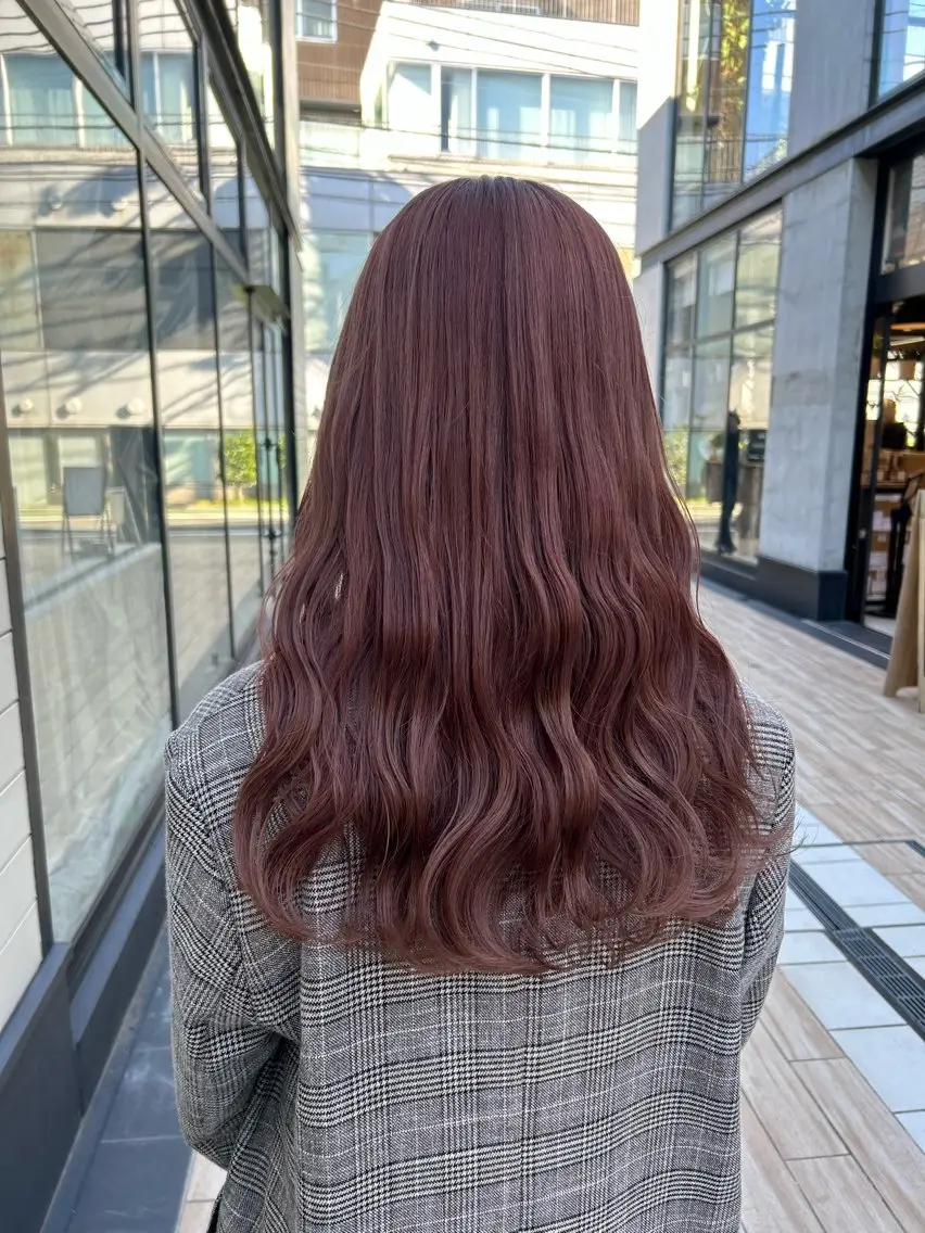 セミロング カラー ヘアアレンジ カット ヘアカラー トリートメント yuka .のヘアスタイル