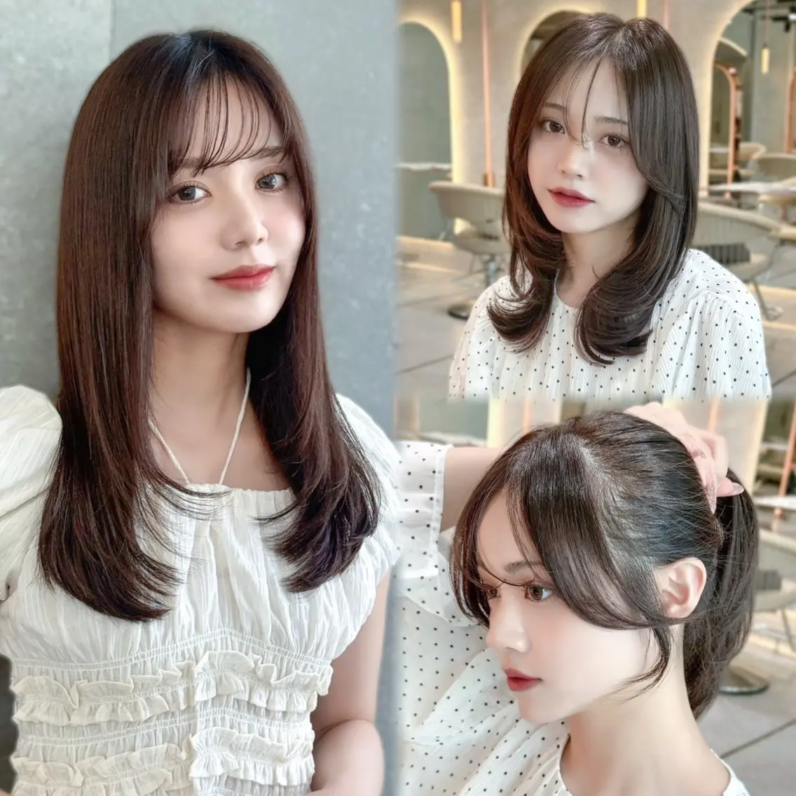 【前回より2ヶ月以内にご来店いただいた方限定】🎀似合わせカット+透明感カラー🤍+内部補修TRの写真