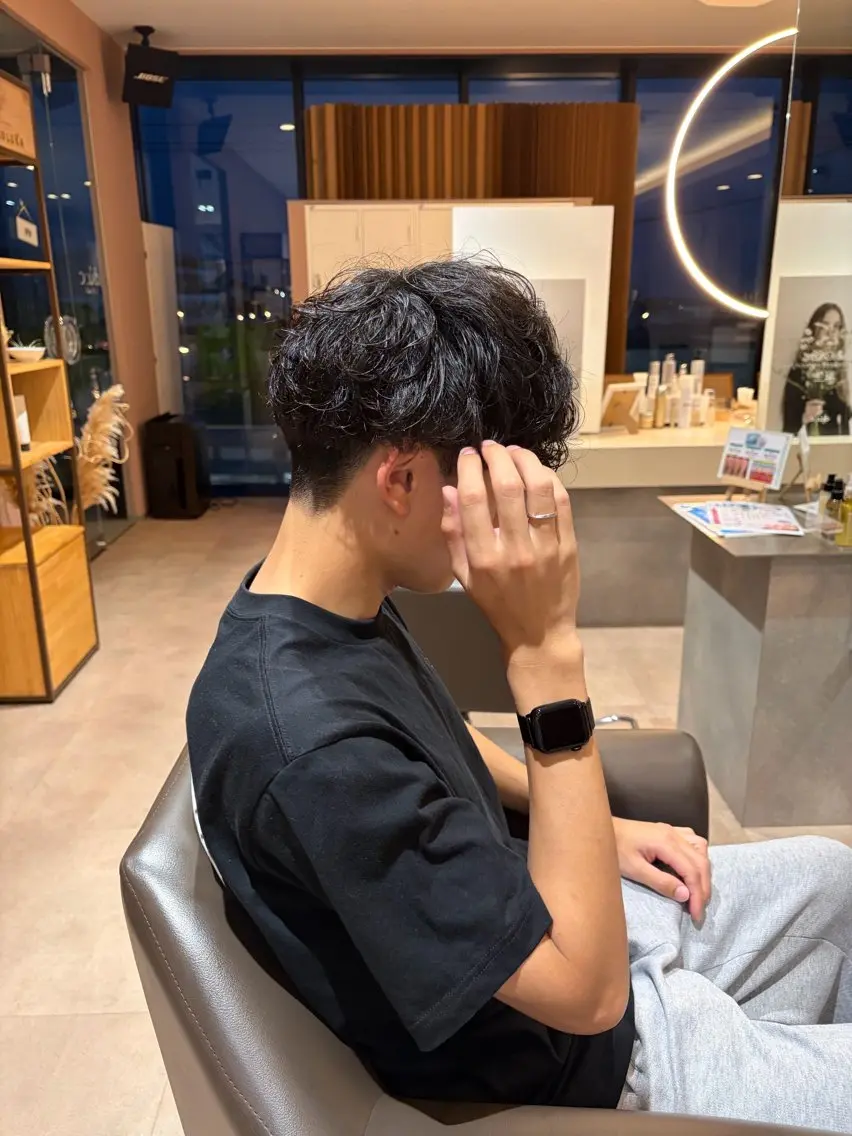 パーマ メンズ メンズパーマ 竹田 こころのヘアスタイル