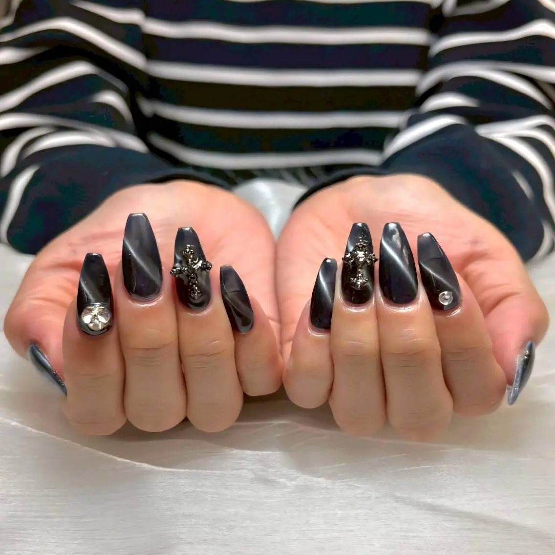 ネイル ハンドネイル 心花 𝜗𝜚 西川口Nailのネイルデザイン