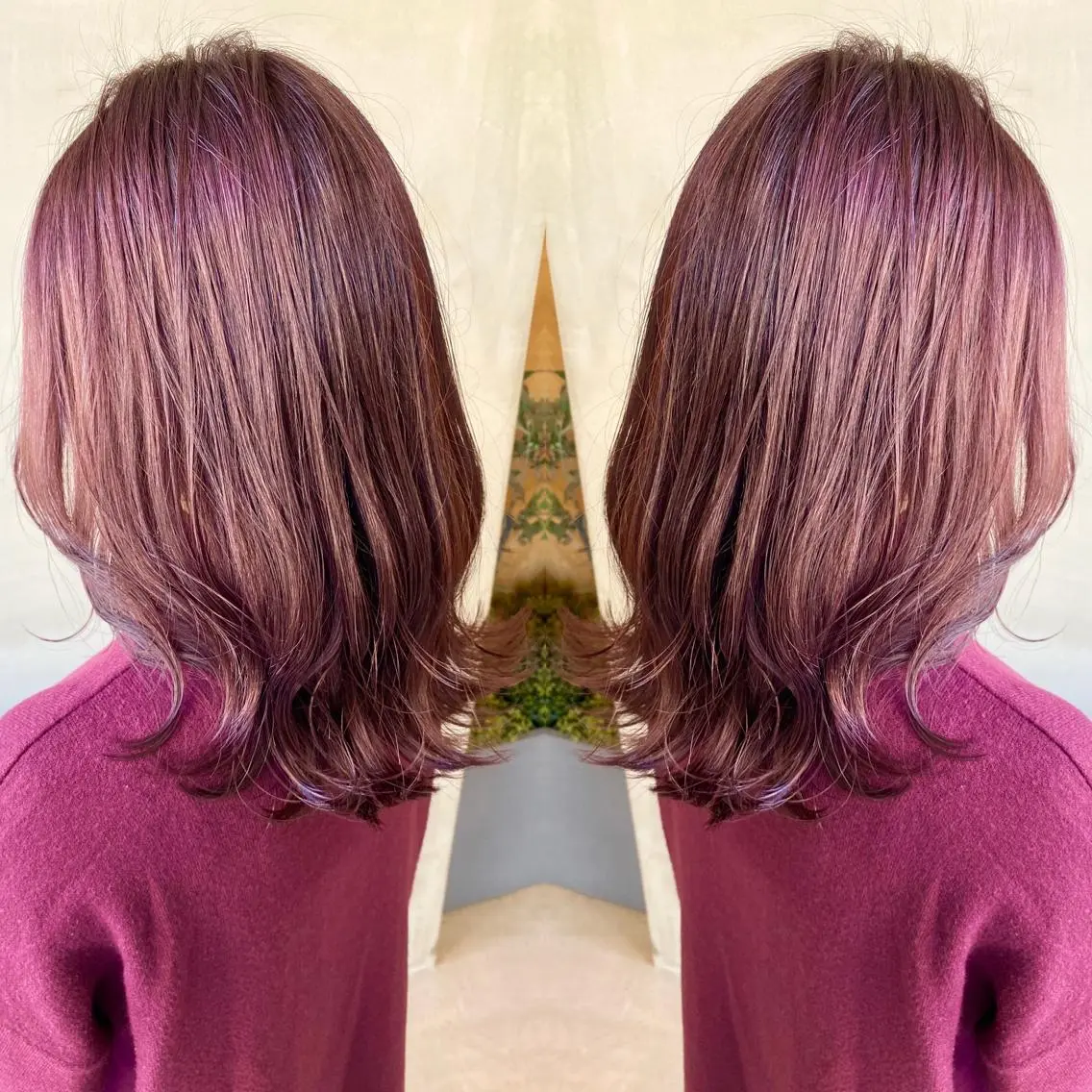 ミディアム カラー パーマ ヘアアレンジ ネイル マツエク・マツパ 透明感カラー ハイライトカラー 外国人風カラー ハイライト ヨシンモリ カット ヘアカラー 夜23時まで予約🉑 reverieあきらのヘアスタイル