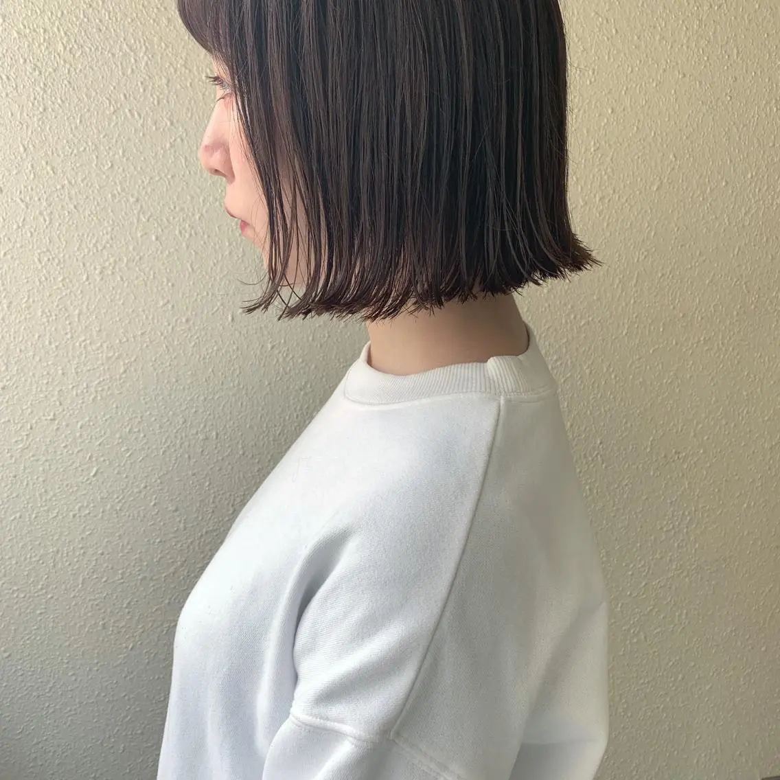 ミディアム 切りっぱなしボブ ボブ kiyono ⭐︎ダブルカラーのヘアスタイル