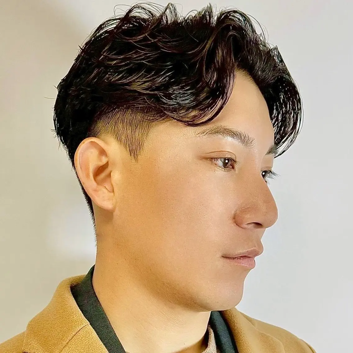 メンズ カット パーマ 原田 黎也のヘアスタイル