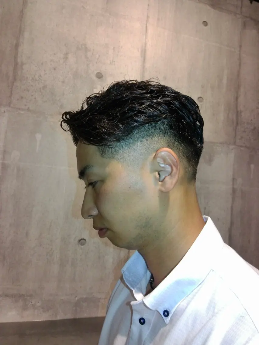 メンズ カット 窪田 力也のヘアスタイル