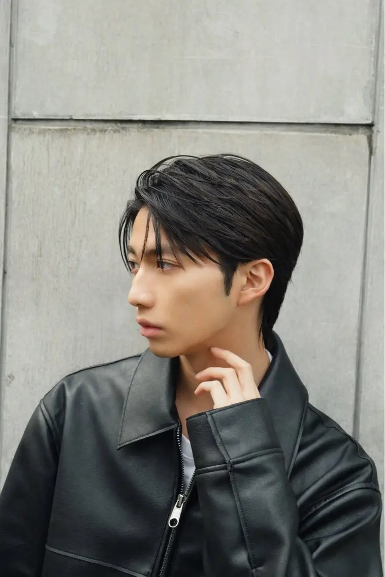 メンズ メンズ韓国風 刈り上げ メンズウルフカット ウルフカット カット トリートメント フェード/韓国 原宿👑レンのヘアスタイル