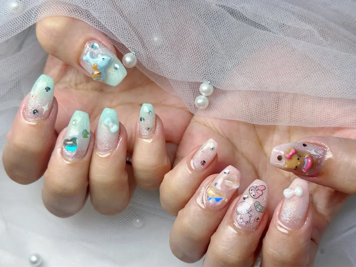 ネイル ハンドネイル Queennail 北堀江AYAのネイルデザイン