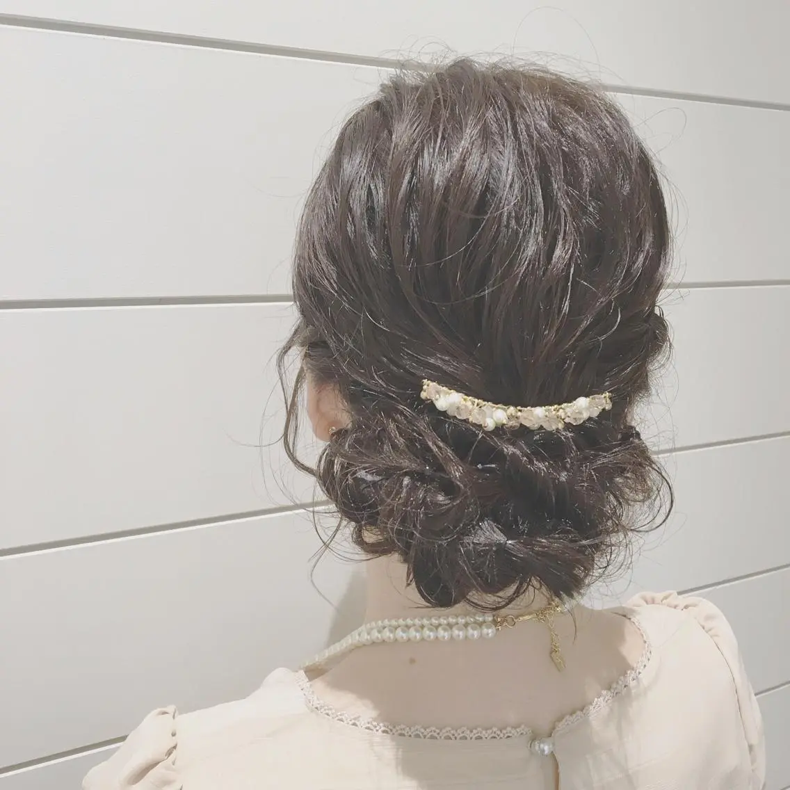 カラー ヘアアレンジ 結婚式・ブライダル 🍊新宿南口🍊 ERINAのヘアスタイル