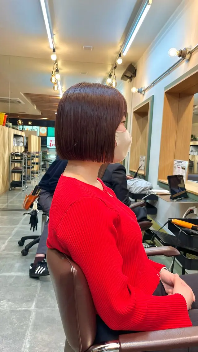 ショート 割引中‼️縮毛矯正 船橋駅5分/鈴木杏美のヘアスタイル
