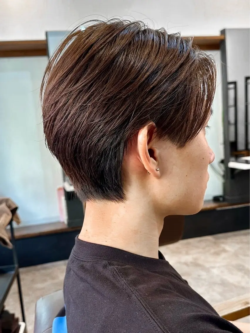 カラー メンズ ホンマハルヤ/ パーマ・カラーのヘアスタイル