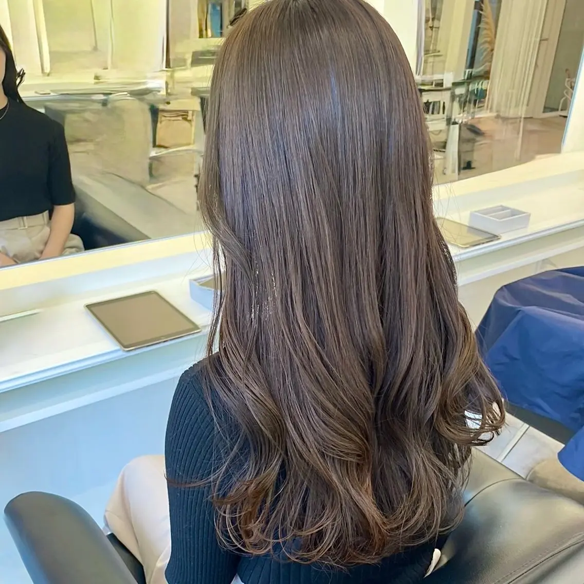 ロング カラー ヘアカラー ParveMix￤ 大賀さつき🍨🤍のヘアスタイル