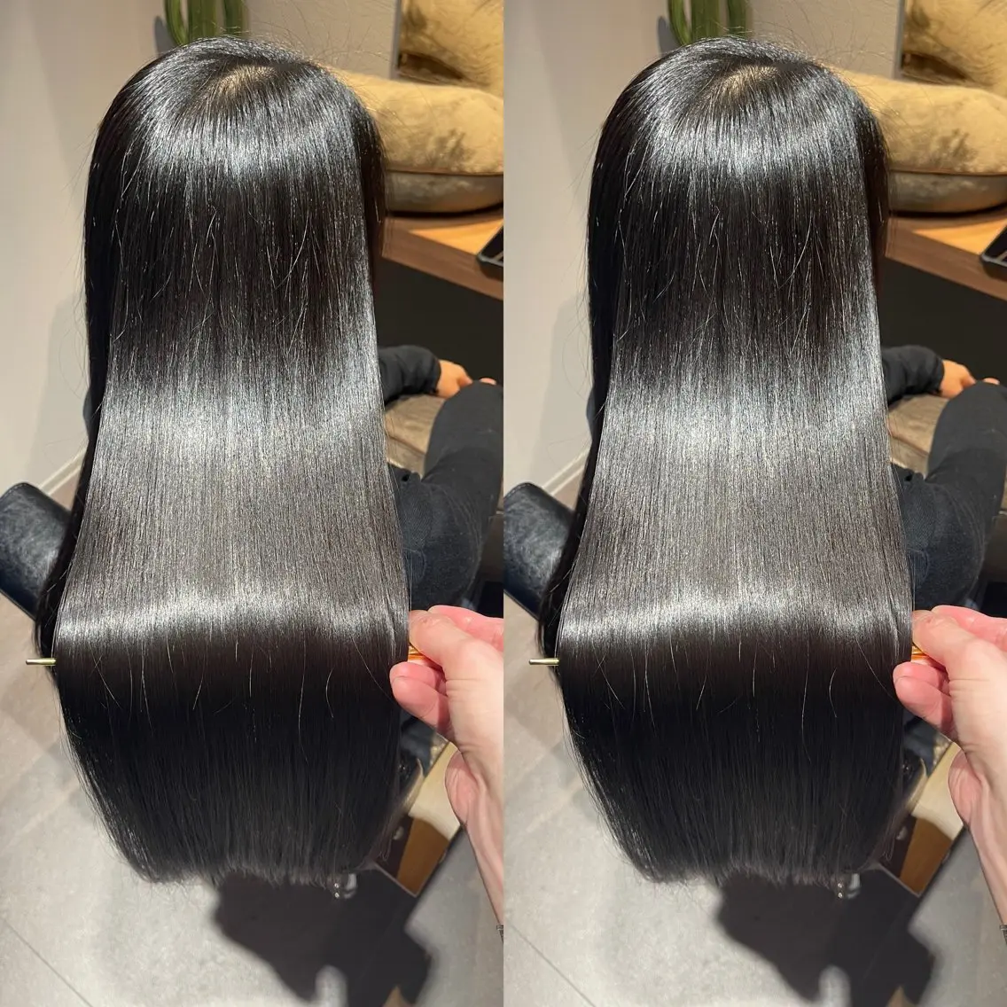 ロング 佐々木 裕一のヘアスタイル