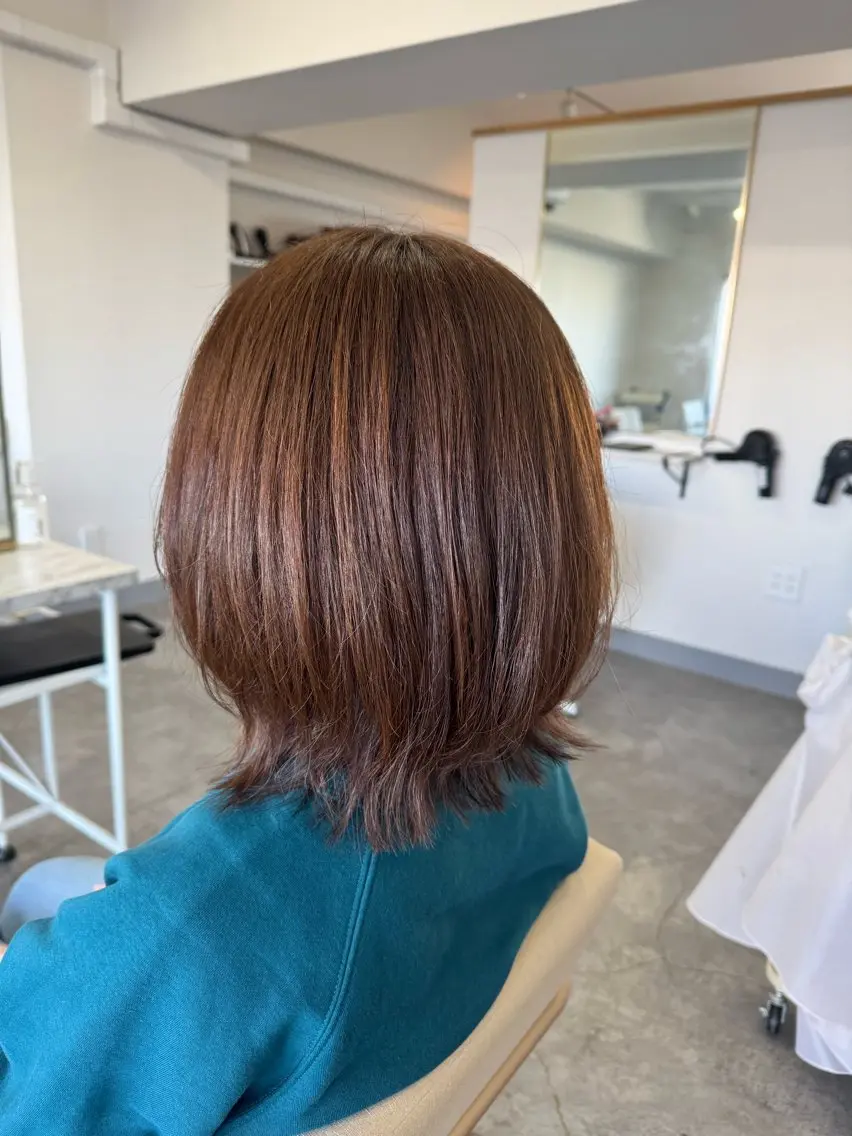 ミディアム 月館 怜奈のヘアスタイル