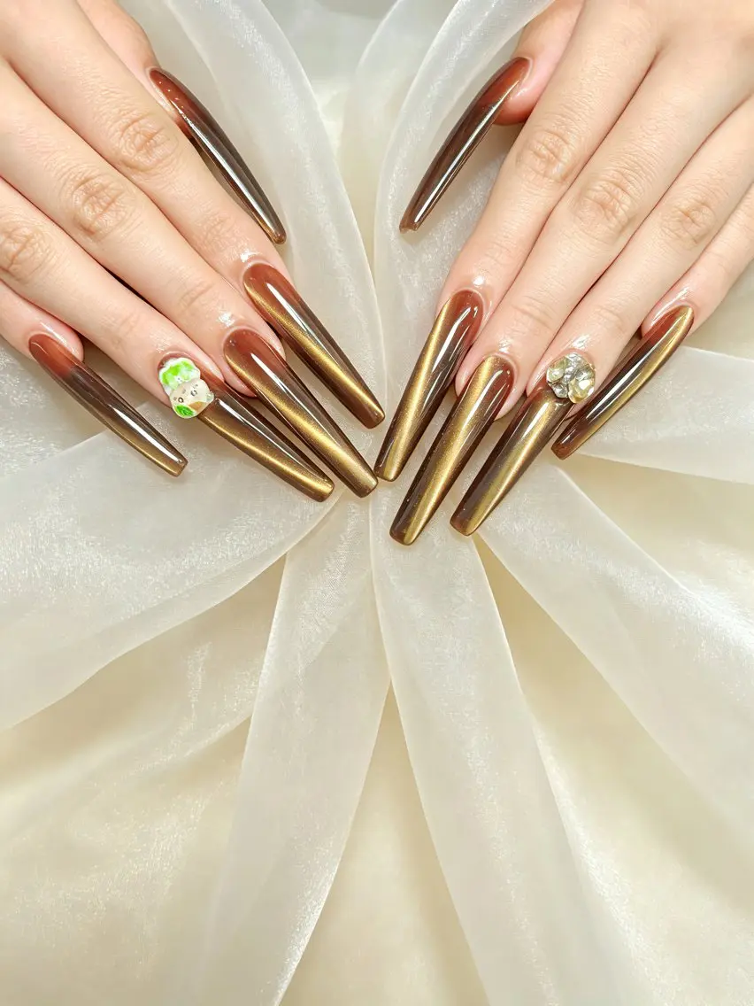 ネイル ロングネイル スーパーロングネイル ハンドネイル ハンドケア ongles chicのネイルデザイン