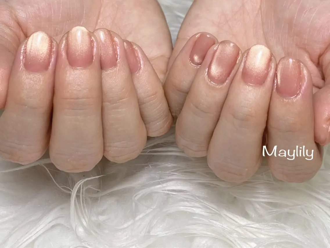 ネイル マグネットネイル ハンドネイル Nail salon Maylilyのネイルデザイン