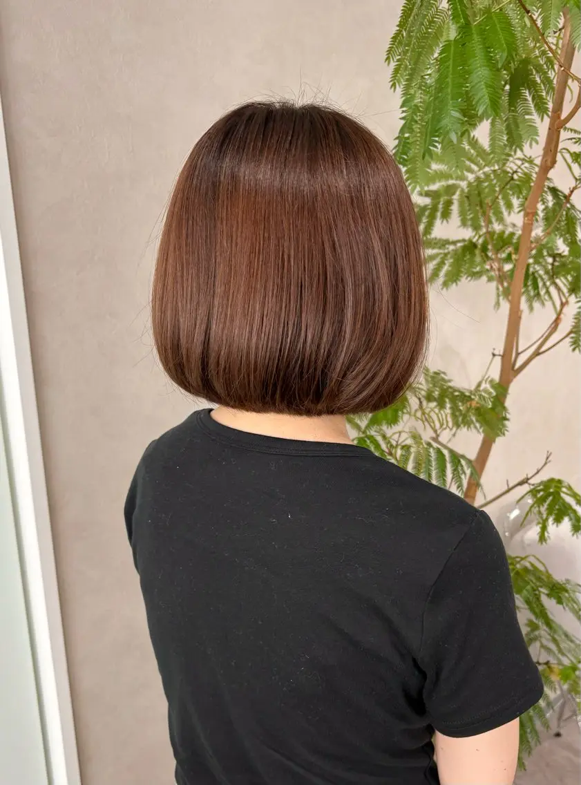 ショート カラー ベージュカラー グラデーションカラー ピンクカラー ピンクベージュ ボブ カット ヘアカラー トリートメント ショート/ボブ/ 透明感カラー🌿神永のヘアスタイル