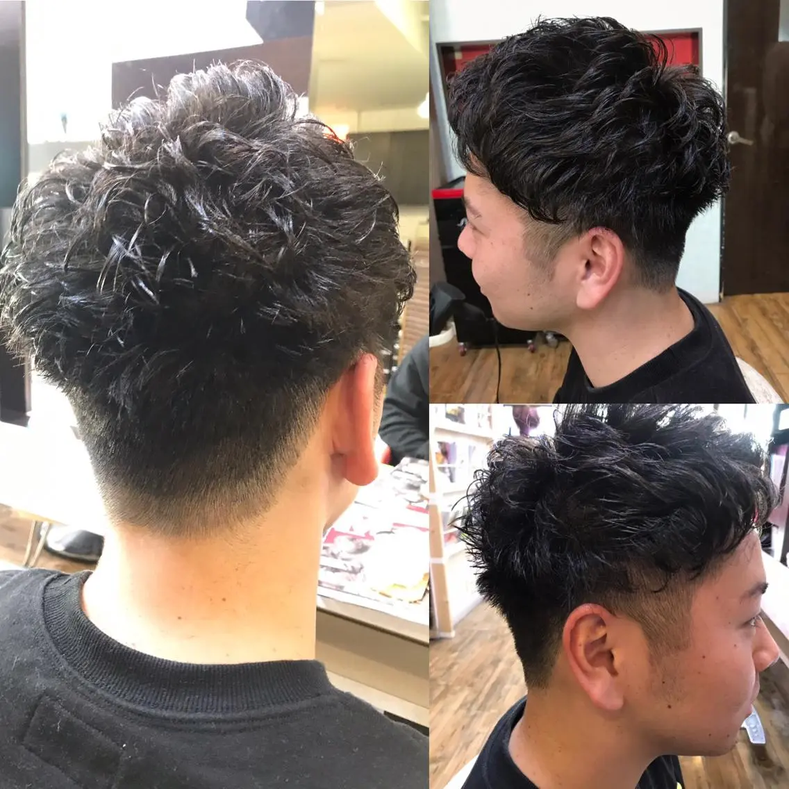 ショート パーマ メンズ モヒカン メンズパーマ 赤羽、髪質改善サロン 吉野リョウスケのヘアスタイル