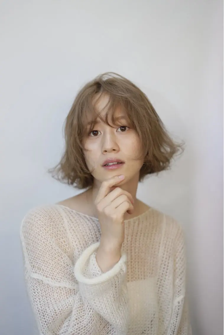 ショート カラー ボブ 原一真/ 外国人ショートヘアのヘアスタイル