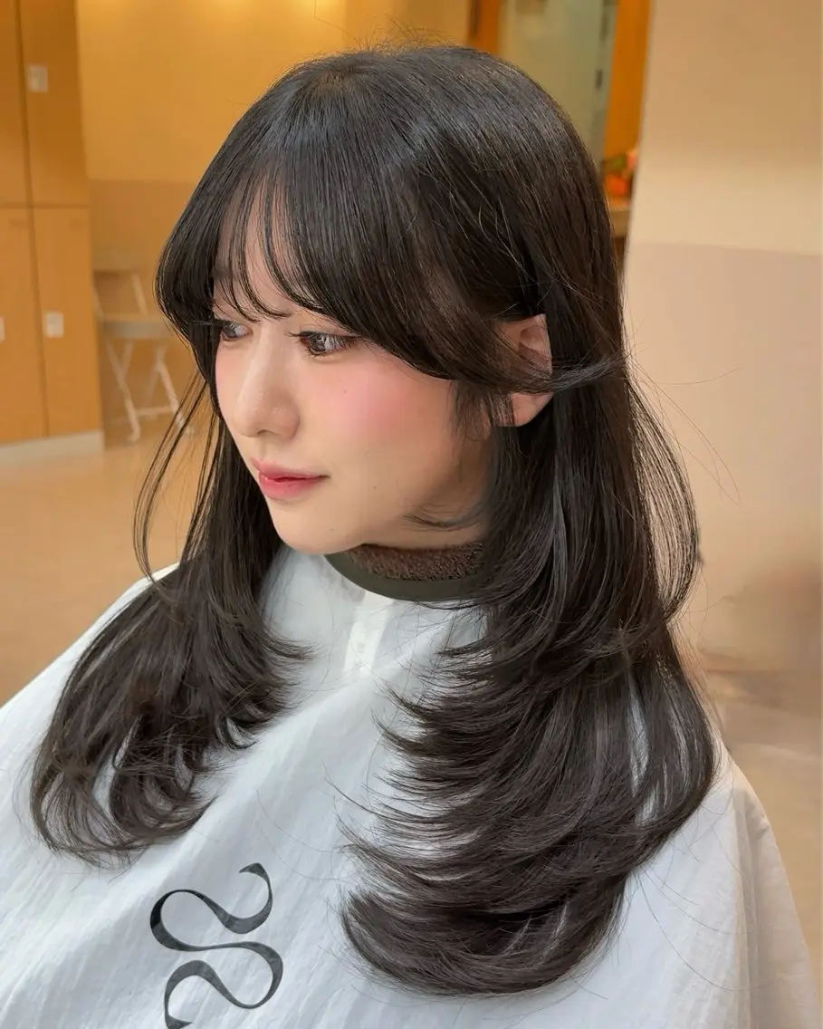 ロング レイヤーカット Chihiroボブ♡ レイヤーカットのヘアスタイル