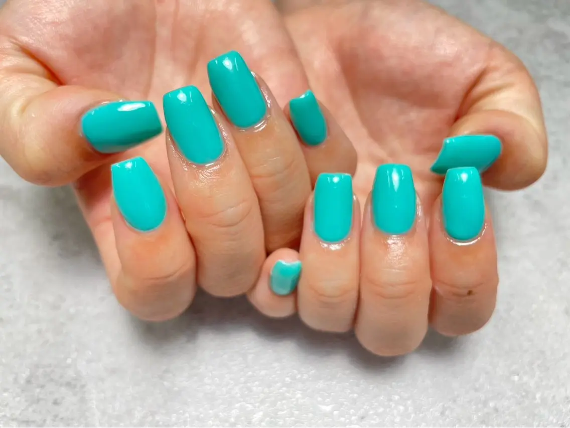 ネイル ブルー k+1💅🏻 miyukiのネイルデザイン