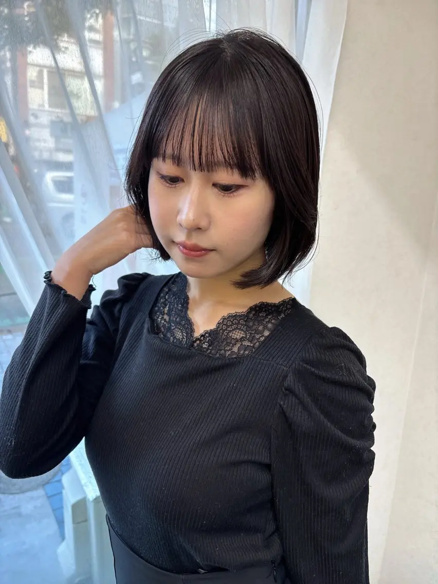 ミディアム カット ヘアカラー 【髪質改善✨】 sanaのヘアスタイル