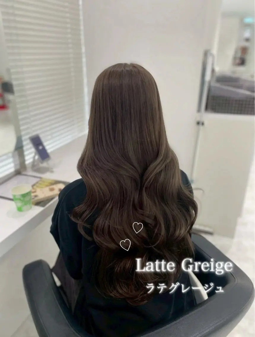 ロング カラー ヘアアレンジ 艶髪グレージュ🩶 maharuのヘアスタイル