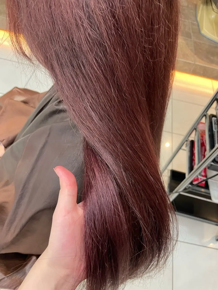 カラー ヘアカラー トリートメント ゆうな🎀hair& eyelash🎀のヘアスタイル