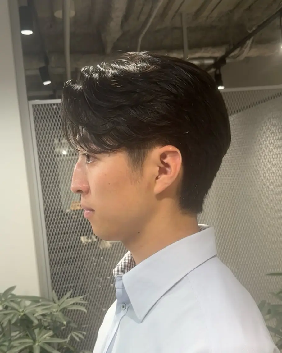 似合わせメンズカット＋デザインクリームパーマ🌀　シャンプーブロー似合わせスタイリング付き❗️の写真