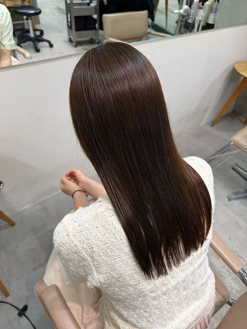 ロング カラー 透明感暖色カラー🥣 rico💗のヘアスタイル