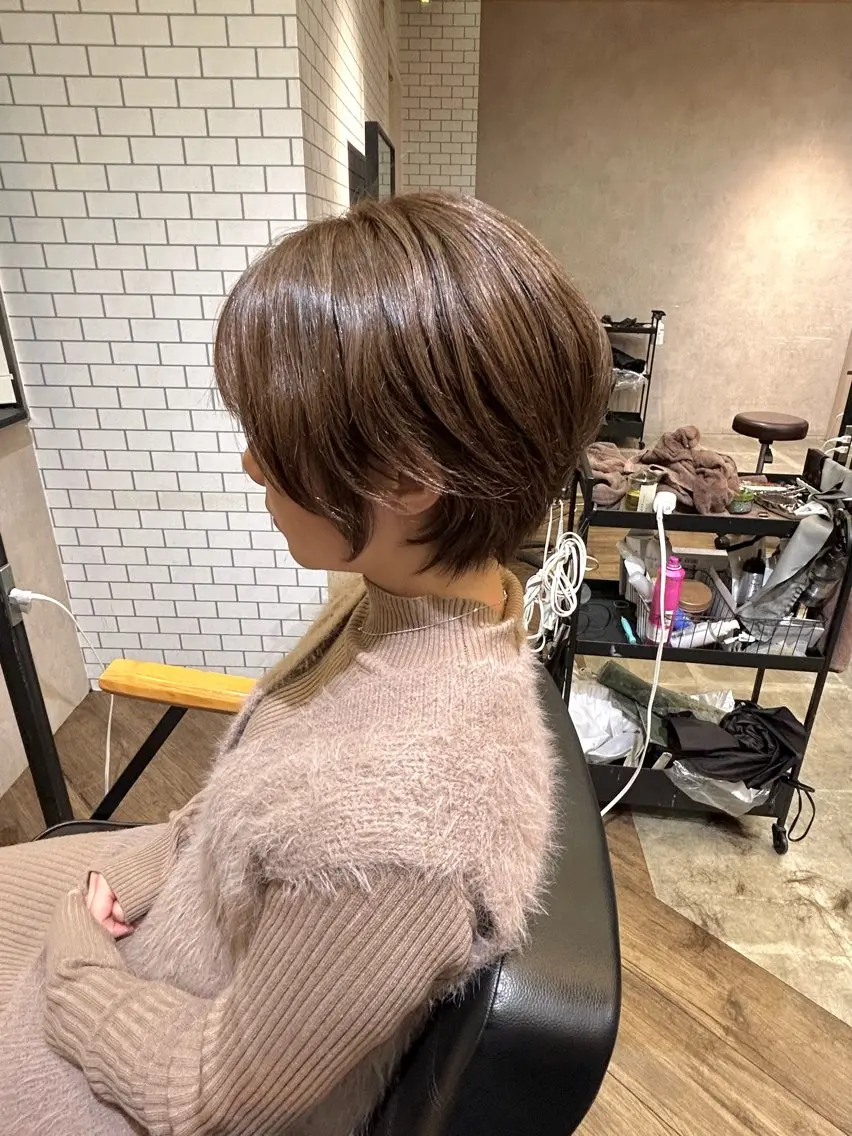 ショート カット ヘアカラー トリートメント 浅原大輝 /髪質改善の達人のヘアスタイル
