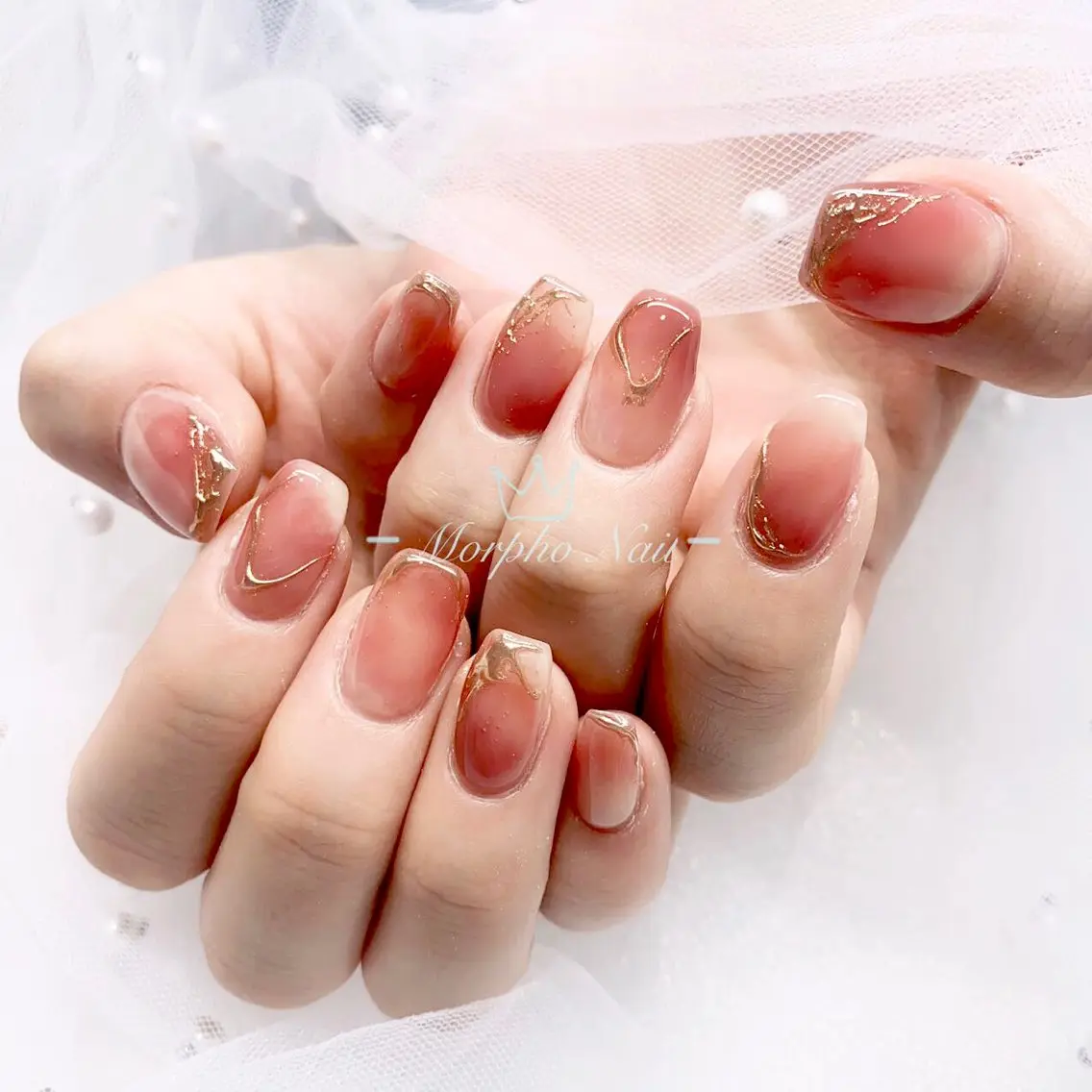 ネイル ハンドネイル Morpho nailのネイルデザイン