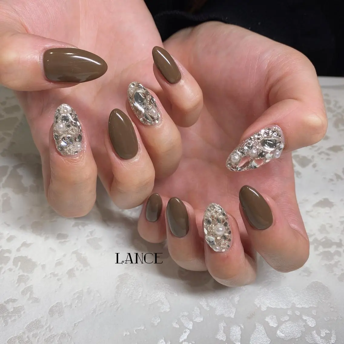 ミディアム フットネイル Lance nailのネイルデザイン
