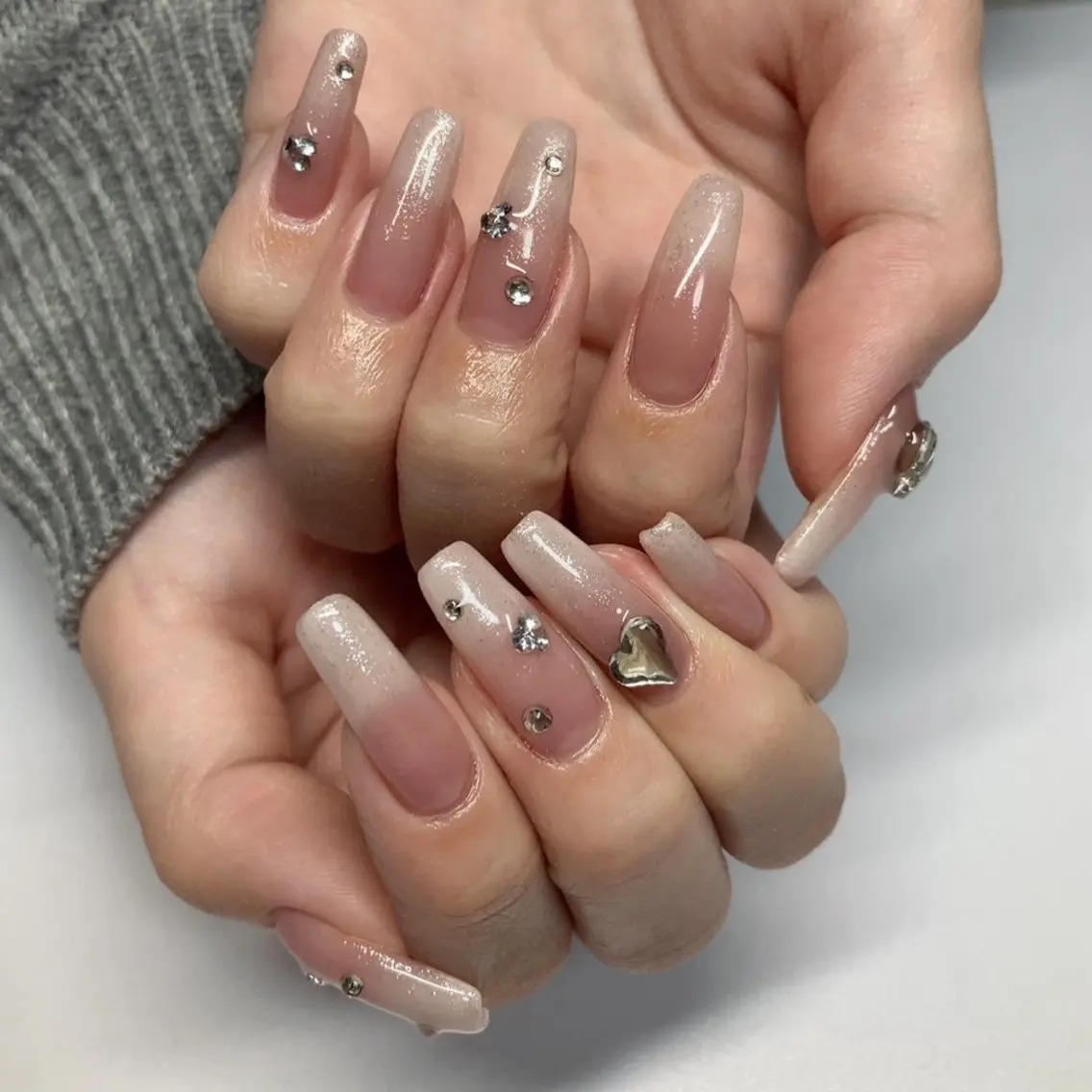 ネイル マグネットネイル 持ち込み ニュアンスネイル nail Callaのネイルデザイン