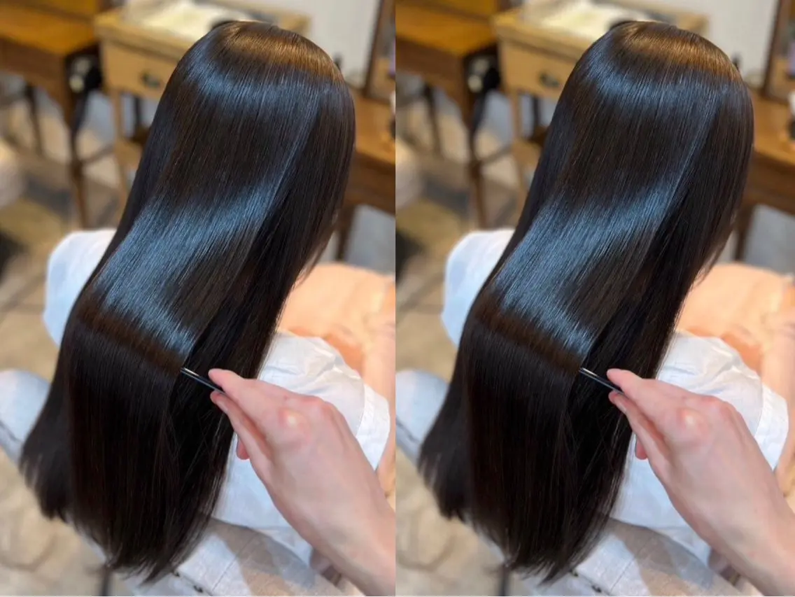 ロング カラー 寳門 秀真のヘアスタイル
