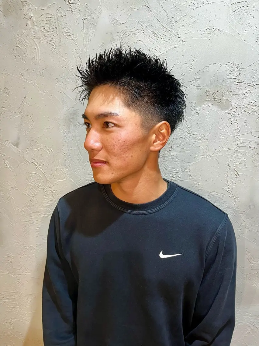 men’sカットの写真